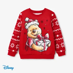 Disney Winnie the Pooh Family Matching Christmas Character Print Long-sleeve Top #1101786