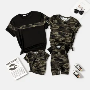 Family Matching Camouflage Print Short-sleeve Tee #867848