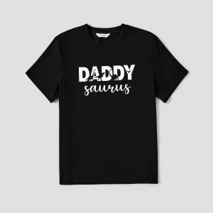 Family Matching Letter Print Short-sleeve Tee #1047357