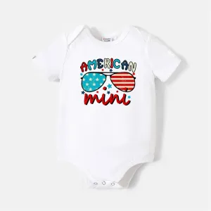 Go-Neat Water Repellent and Stain Resistant Family Matching Independence Day Graphic Print Short-sleeve Tee