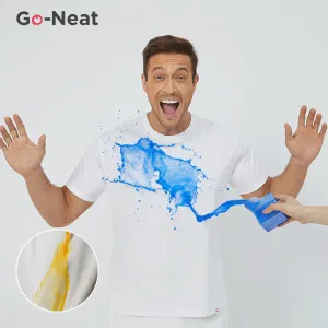 Go-Neat Water Repellent and Stain Resistant Family Matching Solid Short-sleeve Tee #931069
