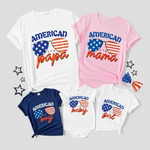 Independence Day Family Matching Cotton Short-sleeve Tee #916160