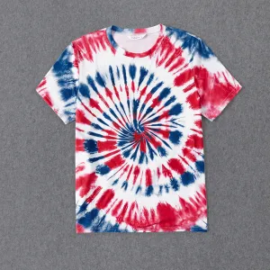 Independence Day Family Matching Tie Dye Short-sleeve Tee #1037860