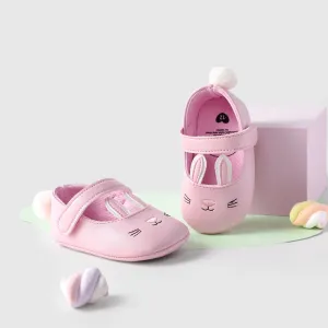 Baby Girl Hyper-Tactile 3D Rabbit Prewalker Shoes #1327798