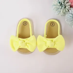 Baby / Toddler Bow Decor Slingback Prewalker Shoes #882286