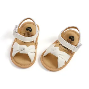 Baby/Toddler Bow Decor Soft Sole Toddler Sandals #1045042