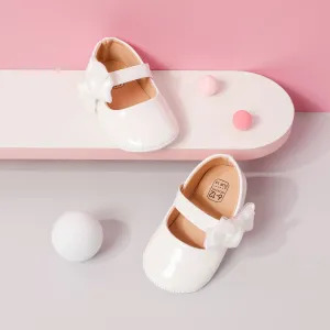 Baby/Toddler Bow Decor Solid Toddler Shoes #1038175