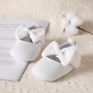 Baby / Toddler Bow Decor White Prewalker Shoes #230088