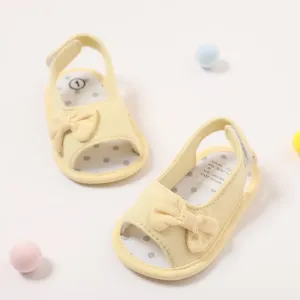 Baby / Toddler Girl Pretty Solid Bowknot Sandals #186754