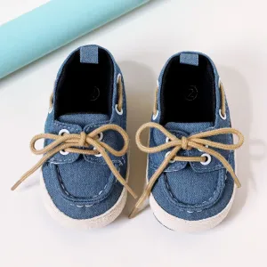 Baby / Toddler Lace Up Denim Prewalker Shoes #868924