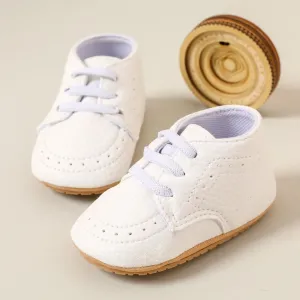 Baby / Toddler Lace Up White Baptism Shoes #1245013