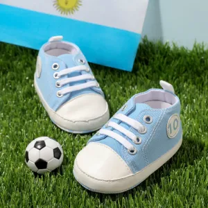 Baby / Toddler Letter Graphic Lace Up Prewalker Shoes #210839