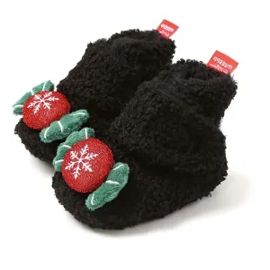 Christmas Family Matching 3D Cartoon Reindeer&Santa Pattern Slippers & Prewalker Shoes #1171892