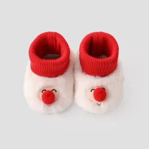 Christmas Toddler 3D Animal shaped Prewalker Shoes #1192255