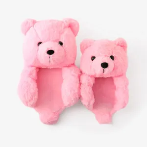 Family Matching Plush Teddy Bear Slippers #1171736