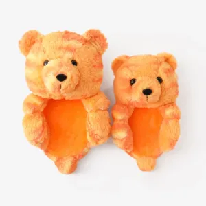 Family Matching Plush Teddy Bear Slippers #1171739
