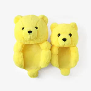 Family Matching Plush Teddy Bear Slippers #1171740
