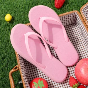 Kid Solid Flip-flops Beach Slippers for Mom and Me #1037950