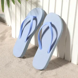 Kid Solid Flip-flops Beach Slippers for Mom and Me #1037983