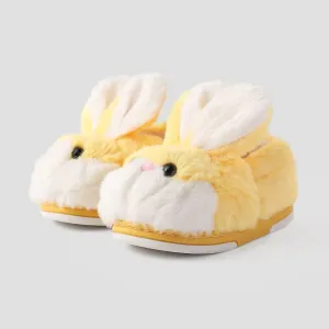 Toddler and Kids Plush Bunny Slippers #1192619