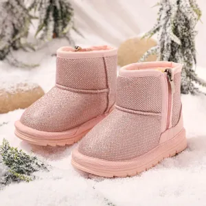 Toddler / Kid Allover Sequin Fleece Lined Snow Boots