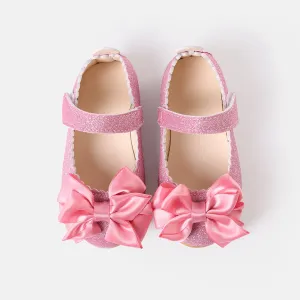 Toddler / Kid Bow Decor Glitter Mary Jane Shoes #871221