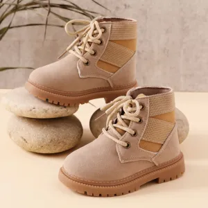 Toddler / Kid Colorblock Lace Up Front Boots #832955