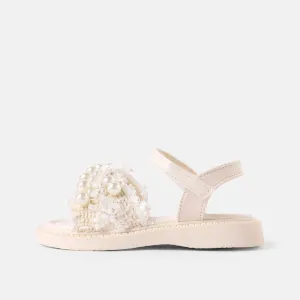 Toddler / Kid Faux Pearl Decor Sandals #896281
