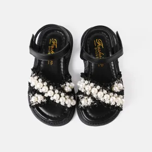 Toddler / Kid Faux Pearl Decor Sandals #896292