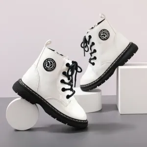 Toddler / Kid Letter Pattern Lace Up Boots #830987