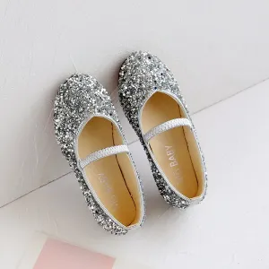 Toddler/Kid Round Toe Glitter Shoes #1046154