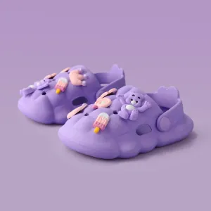 Toddler/Kids Childlike 3D Bear Pattern Vent Clogs Soft Sole Sandals #1321365