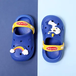 Toddler/Kids Girl/Boy Colorful Rainbow and Unicorn Design Beach Hole Shoes #1332563