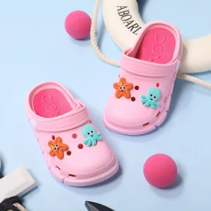 Toddler/Kids Girl/Boy Starfish and Octopus Pattern Hole Beach Shoes #1329560