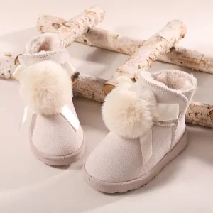 Toddler & Kids Pompom Decor Snow Boots #1098425