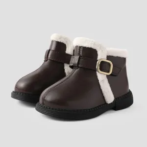 Toddler/Kids Velcro Fleece Snow Boots #1195407