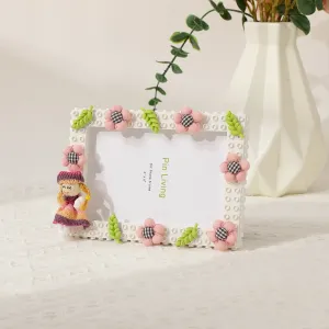 DIY Building Block Photo Frame Magical Picture Frame Toy Building Set for Babies Toddlers Kids (Random hairball color) #205611