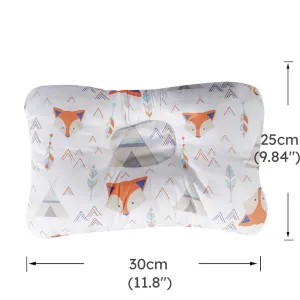 100% Cotton Baby Pillow Newborn Baby Anti Flat Head Baby Sleep Pillow Baby Bedding Sleep Positioner Support Pillow (25*19 cm/9.84*7.48inch  0-12 month #1032598