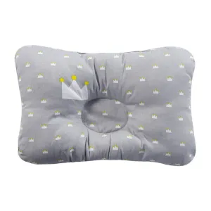 100% Cotton Baby Pillow Newborn Baby Anti Flat Head Baby Sleep Pillow Baby Bedding Sleep Positioner Support Pillow (25*19 cm/9.84*7.48inch  0-12 month #1207164