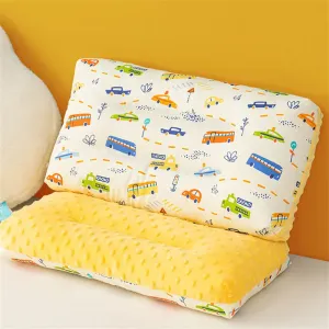100% Cotton Baby Soothing Pillow Cartoon Dinosaur Unicorn Traffic Pattern Kids Soft Elastic Sleeping Pillows #236633