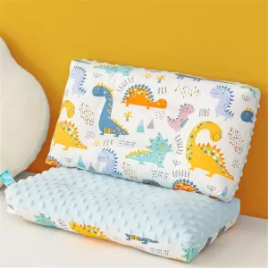 100% Cotton Baby Soothing Pillow Cartoon Dinosaur Unicorn Traffic Pattern Kids Soft Elastic Sleeping Pillows #236634