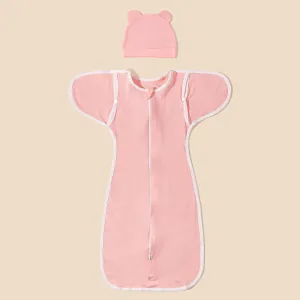100% Cotton Medium Thickness Unisex Anti-Kick Design with Buttons Solid Color Baby Sleeping Bag for Child Bedding #1057724