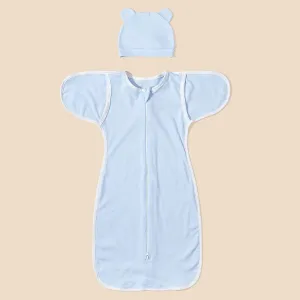 100% Cotton Medium Thickness Unisex Anti-Kick Design with Buttons Solid Color Baby Sleeping Bag for Child Bedding #1057726