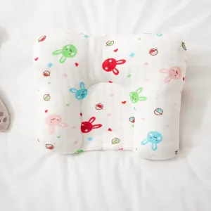 Baby 100% Colored Cotton Cute Cartoon Pillow Baby Head Shaping Pillow for Preventing Flat Head Syndrome #806246