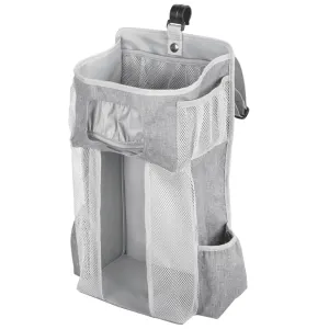 Crib Hanging Storage Bag Baby Essentials Bedding Diaper Storage Organizer #1286574