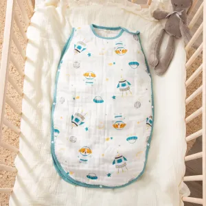 Cute Cartoon Print Baby Sleeveless Cotton Sleeping Bag #1078269