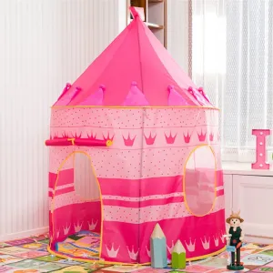 Kids Play Tent Dreamy Graphic Pattern Foldable Pop Up Play Tent Toy Playhouse for Indoor Outdoor Use #196303