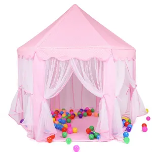 Princess Castle Tent Indoor Kids Fairy Play Tents Mesh Design Breathable and Cool #213828