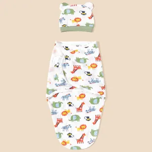 Unisex Cotton Sleeping Bag for Babies - Medium Thick with Anti-Kick Zipper Design #1057770