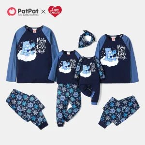 Care Bears Blue Snowflake Christmas Family Pajamas Set (Flame Resistant) #786003
